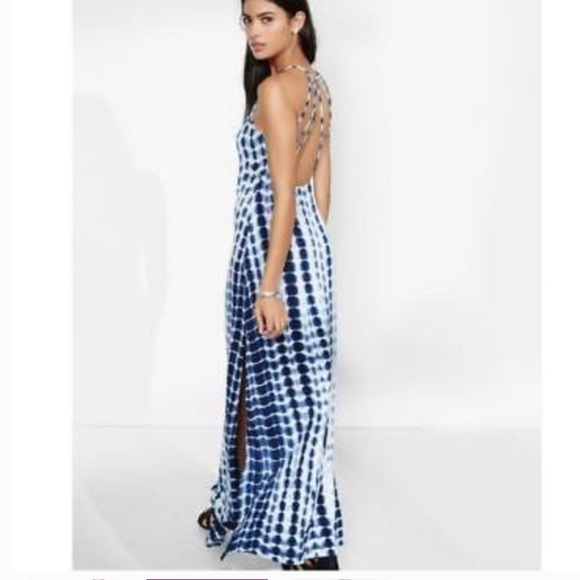 Express Maxi Tie Dye Beach Dress SIZE SMALL NWOT - Picture 2 of 10